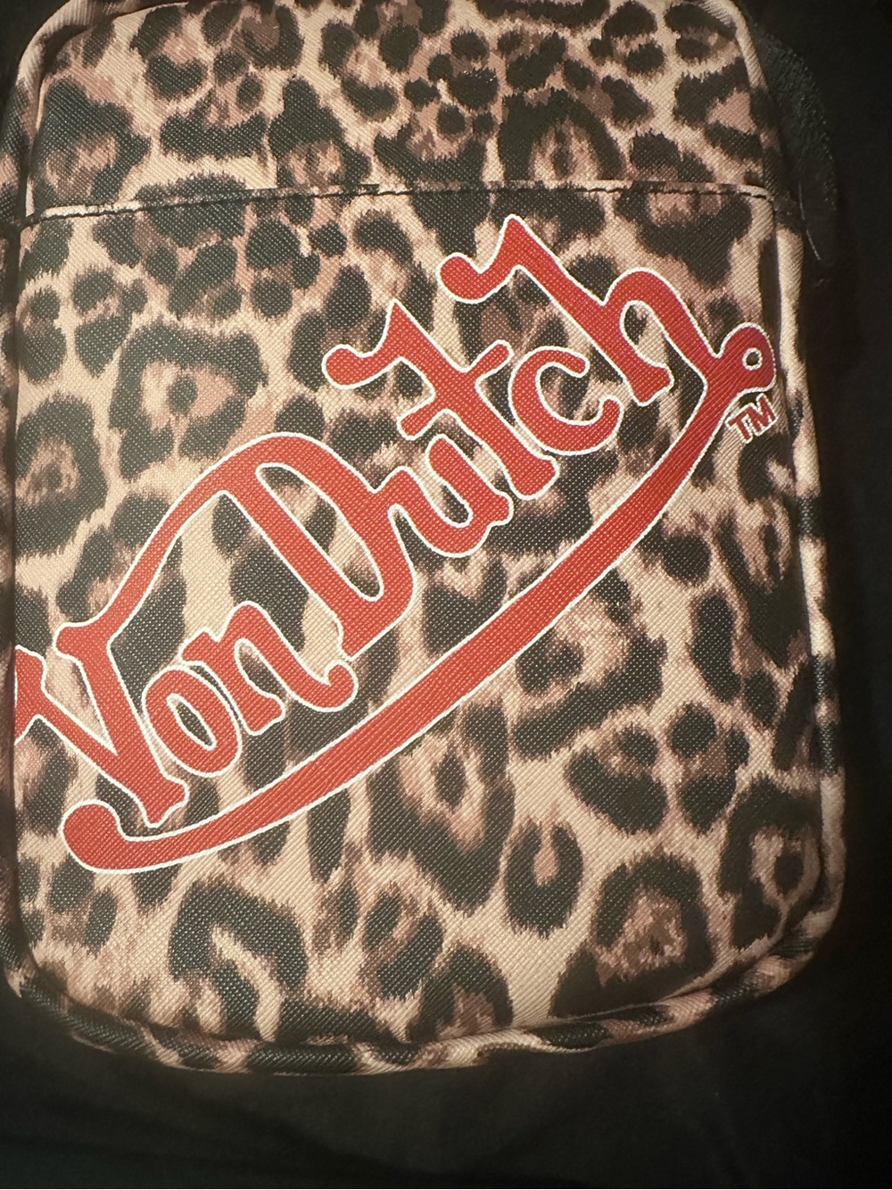Von Dutch Leopard Crossbody Purse Shoulder Bag NEW